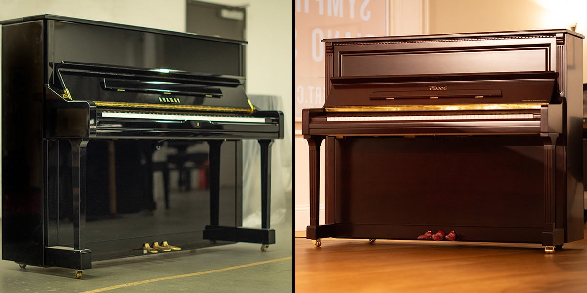 Yamaha U-1 and Essex EUP-123E Side By Side