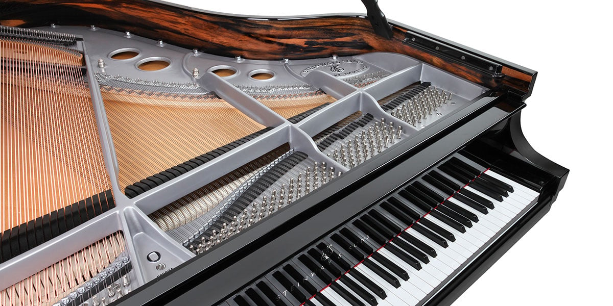 Steinway Piano Inside Keys & Strings