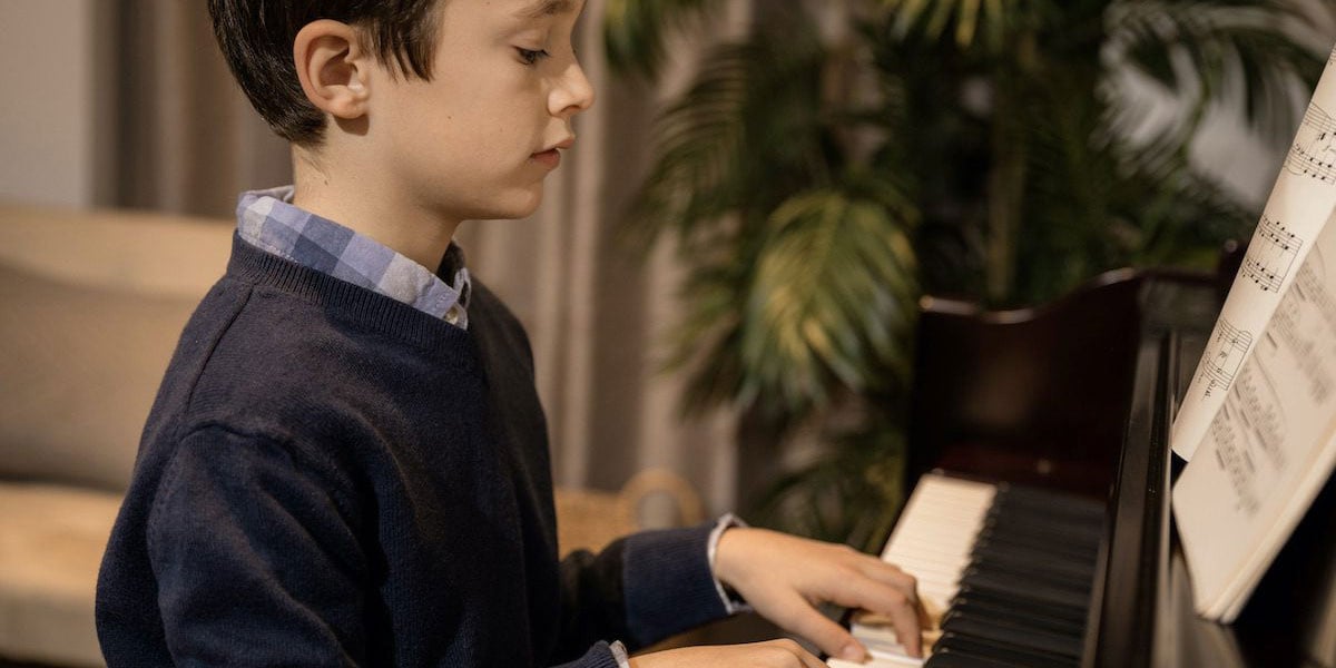 Child Playing Piano