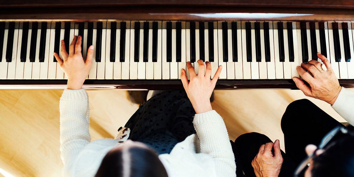 Children Playing Piano