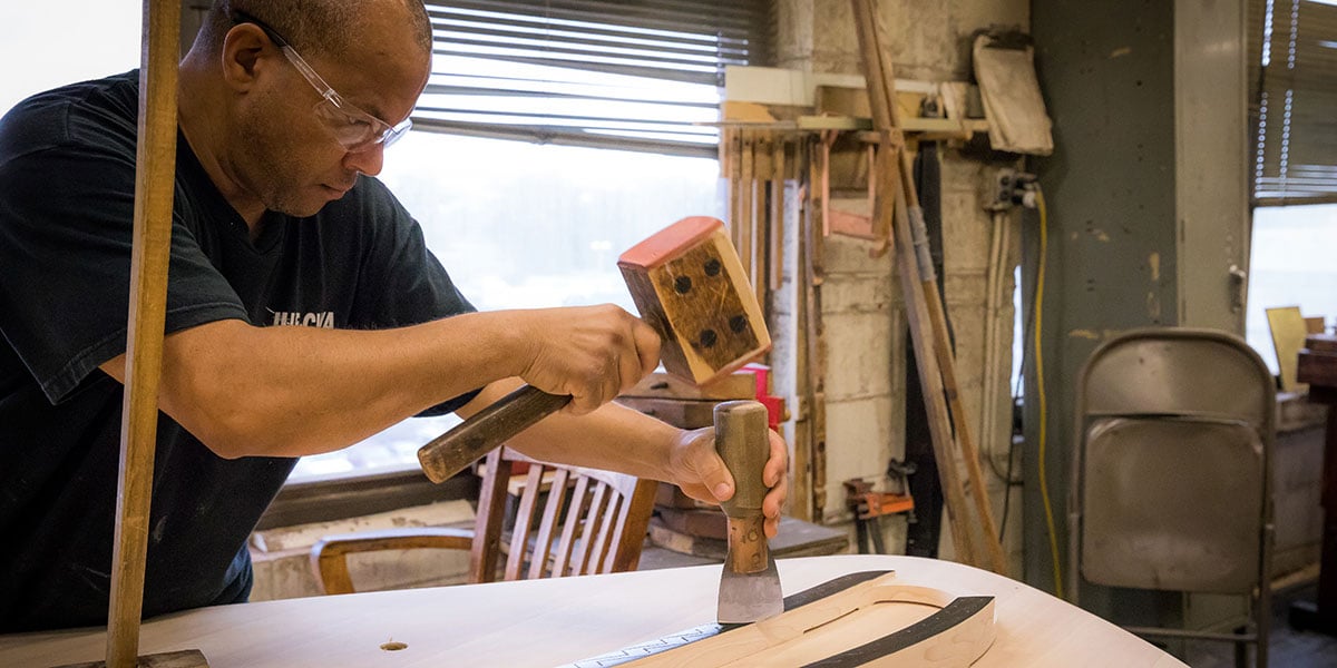 Steinway Factory Worker