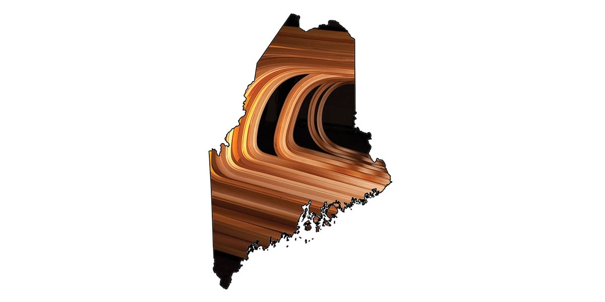 Maine State Graphic Rims