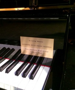 Plaque On Piano